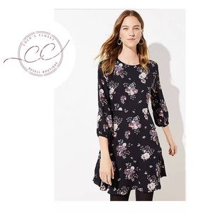 LOFT Women’s Wildflower Flounce Dress